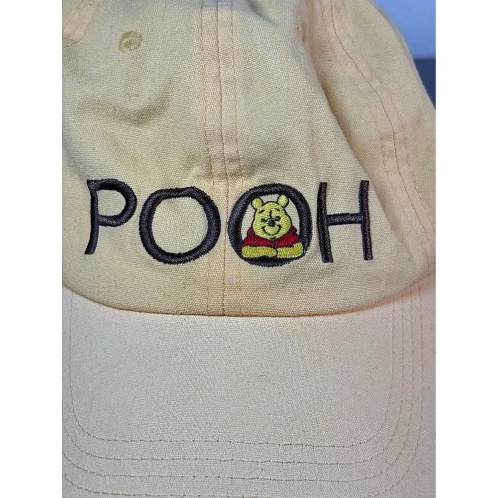Disney Winnie the‎ Pooh Yellow Baseball Cap One Size Adjustable Strap